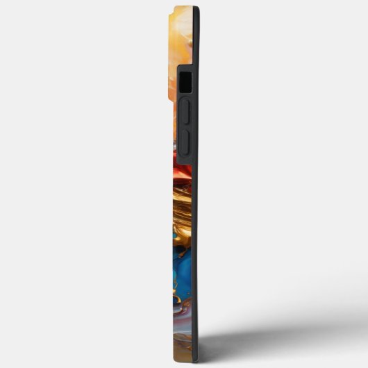 華やかな交響曲:鮮やかな抽象芸術最高傑作 Case-Mate iPhoneケース (裏面 / 左)