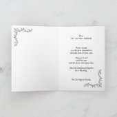 華やかな勇気付けられるバイブル聖句の同情カード サンキューカード (内部)