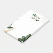 華やかな夏の緑パーソナライズされた ポストイット (アングル)