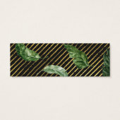 華やかな夏の緑 |の結婚WebサイトRSVP (裏面)