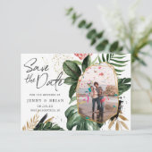 華やかな夏の緑 |写真の日付の保存 セーブザデート (スタンド正面)