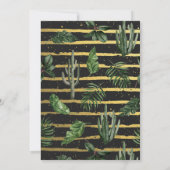 華やかな夏の緑 |結婚披露宴 (裏面)