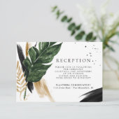 華やかな夏の緑 |結婚披露宴 エンクロージャーカード (スタンド正面)