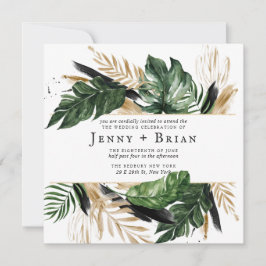 華やかな夏の緑 Boho Botanicalの結婚|