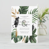 華やかな夏の緑 Boho Botanicalの結婚| (スタンド正面)