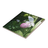 華やかな女性のスリッパ タイル (側面)