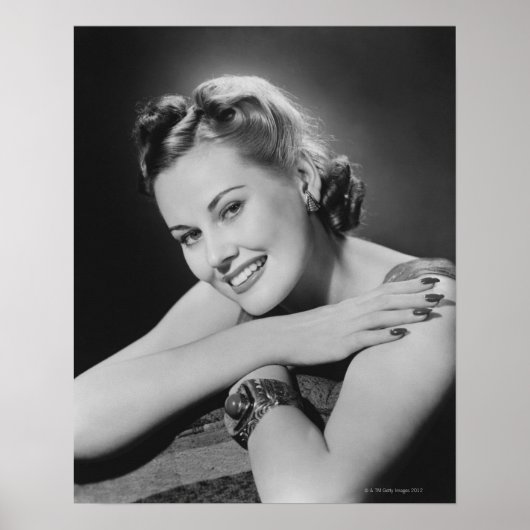 華やかな女性 ポスター (正面)