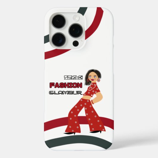 華やかな女性 Case-Mate iPhoneケース (裏面)