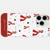 華やかな女性 Case-Mate iPhoneケース (裏面 (横))