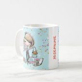 華やかな学生生活 コーヒーマグカップ (正面左)