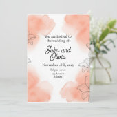 華やかな招待状 招待状 (スタンド正面)