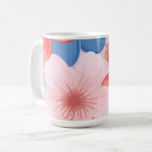 華やかな春の植物画 フラワースープマグ コーヒーマグカップ (正面左)