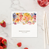 華やかな春の花嫁衣裳 スタンダードカクテルナプキン (インサイチュ)