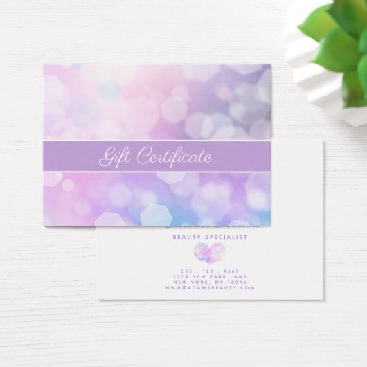 華やかな紫の輝き |サロンギフト (デスク)