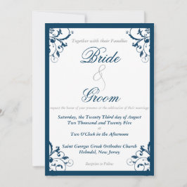 華やかな結婚式招待状 招待状