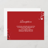 華やかな結婚披露宴 エンクロージャーカード (正面/裏面)