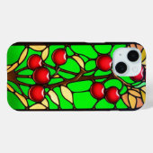 華やかな花と幾何学模様のデザイン Case-Mate iPhoneケース (裏面 (横))