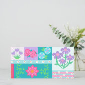 華やかな花のデザイン セーブザデート (スタンド正面)