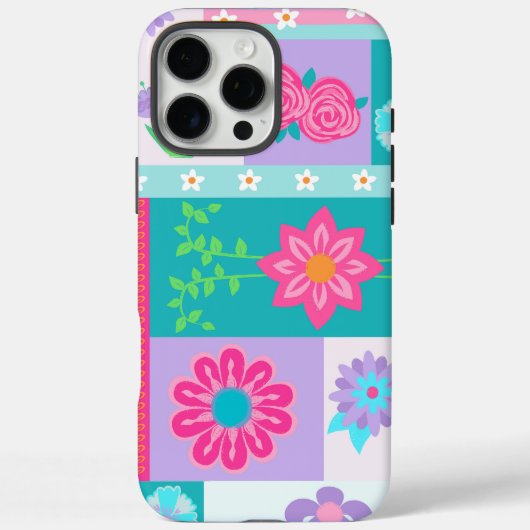 華やかな花のデザイン Case-Mate iPhoneケース (裏面)