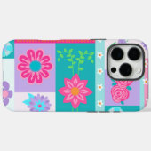 華やかな花のデザイン Case-Mate iPhoneケース (裏面 (横))