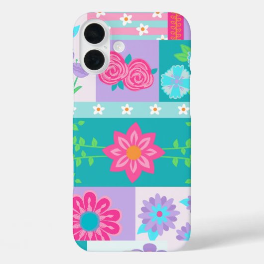 華やかな花のデザイン Case-Mate iPhoneケース (裏面)