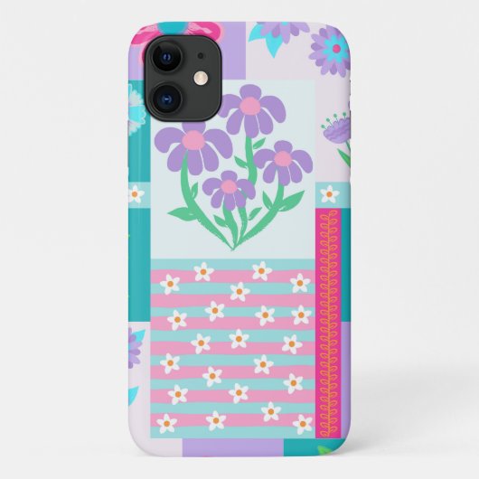 華やかな花のデザイン Case-Mate iPhoneケース (裏面)