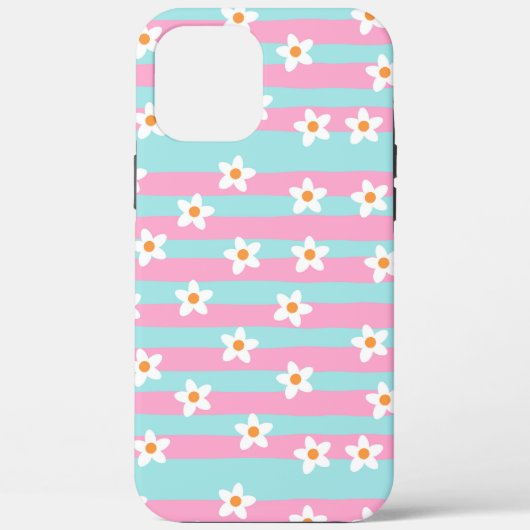 華やかな花のデザイン Case-Mate iPhoneケース (裏面)