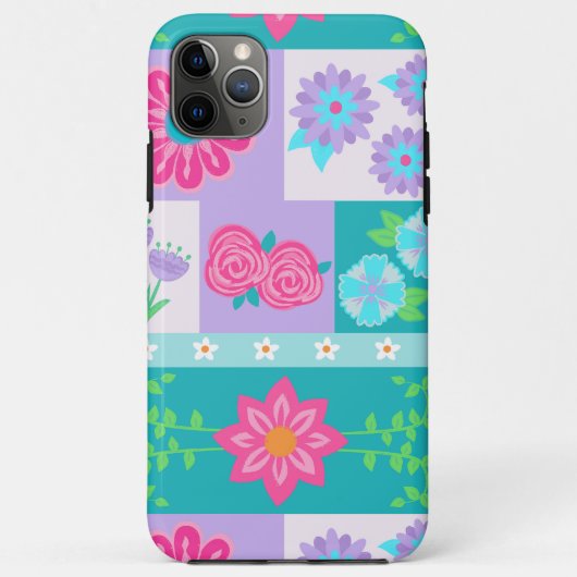 華やかな花のデザイン Case-Mate iPhoneケース (裏面)