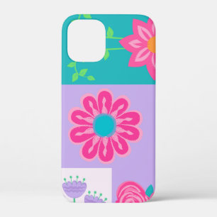 華やかな花のデザイン iPhone 12 MINI ケース