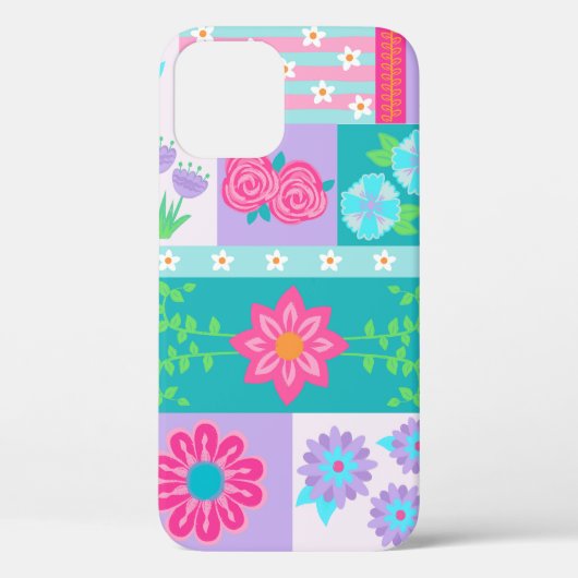 華やかな花のデザイン Case-Mate iPhoneケース (裏面)