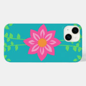 華やかな花のデザイン Case-Mate iPhoneケース (裏面 (横))