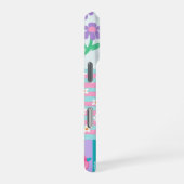 華やかな花のデザイン iPhoneケース (右側面)