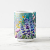 華やかな花のマグカップ コーヒーマグカップ (中央)