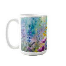 華やかな花のマグカップ