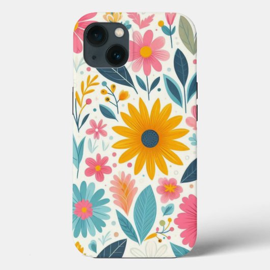 華やかな花の咲き誇り Case-Mate iPhoneケース (裏面)