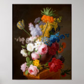 華やかな花は静かに生きている ポスター (正面)