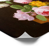 華やかな花は静かに生きている ポスター (角)