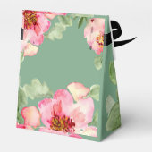 華やかな花園パーティー ブライダルシャワー フェイバーボックス (裏面サイド)