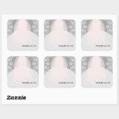 華やかな花嫁来ここザ花嫁シャワーパーティー スクエアシール (シート)