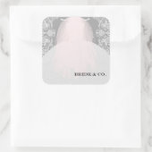 華やかな花嫁来ここザ花嫁シャワーパーティー スクエアシール (バッグ)