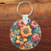 華やかな花束 キーホルダー (裏面)