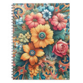 華やかな花束 ノートブック (正面)