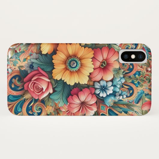 華やかな花束 Case-Mate iPhoneケース (裏面(横))