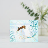 華やかな虎 ポストカード (スタンド正面)