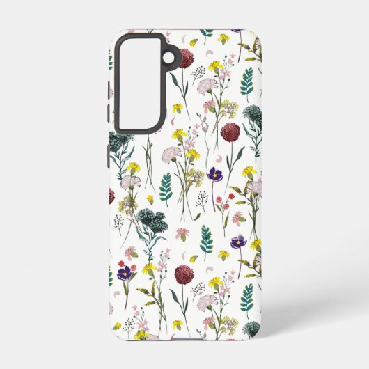 華やかな野の花 SAMSUNG GALAXYケース (裏面)