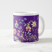 華やかな野生の花園  ジャンボコーヒーマグカップ (正面右)