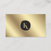 華やかな金箔メイクアップアーティスト名刺 名刺 (正面)