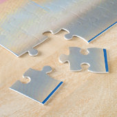 華やかな1920年代の毛皮のコートを着た女性 ジグソーパズル (側面)