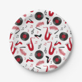 華やかな1920年代アールデコ調ペーパープレート ペーパープレート (正面)