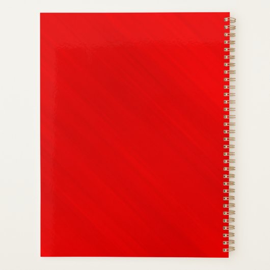 華やかな プランナー手帳 (裏面)